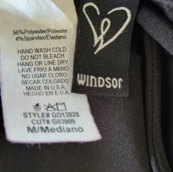 Windsor Ruffled Midi Black Dress - Picture 10 of 10